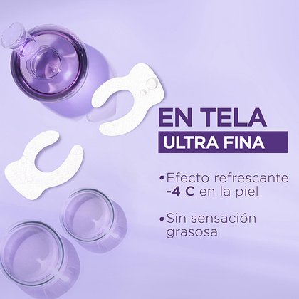 Mascarilla de ojos en tela ultra fina