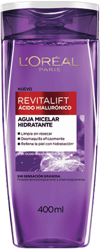 Revitalift Ácido Hialurónico Agua Micelar 400ml Packshot