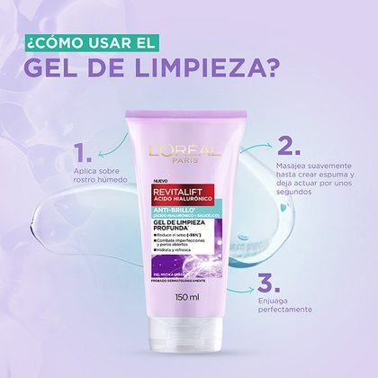 Cómo usar gel de limpieza facial anti imperfecciones