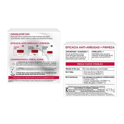 Revitalift Gama Blanca Crema de día Caja L'Oréal Paris