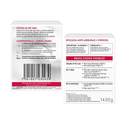 Revitalift Gama Blanca Crema para contorno de ojos Caja L'Oréal Paris