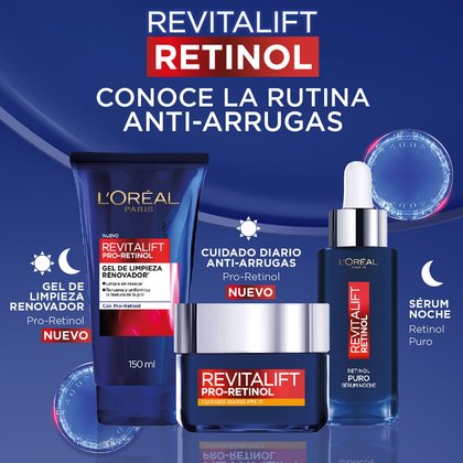 RUTINA REVITALIFT RETINOL DE LORAL PARIS